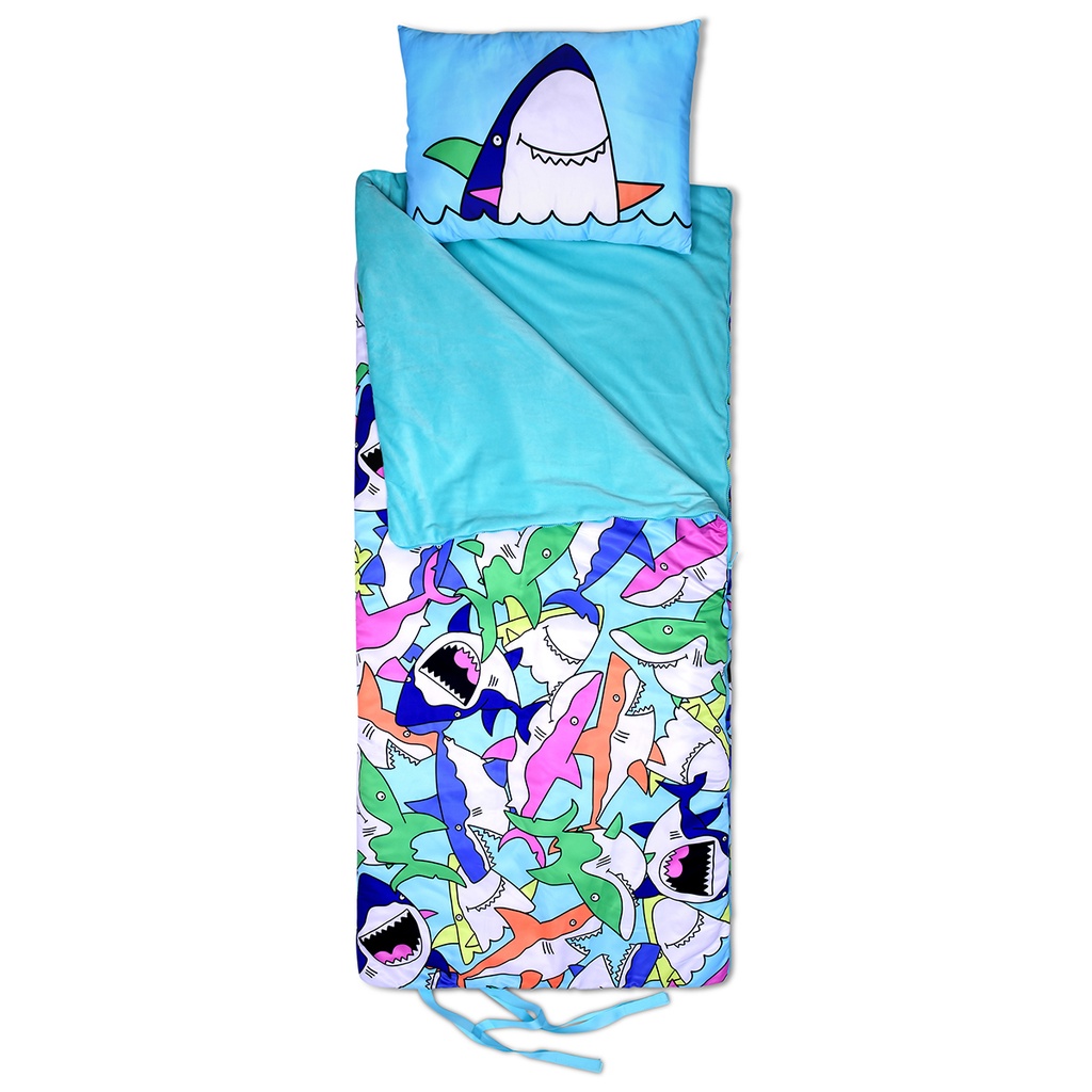 Shark Frenzy Sleeping Bag Set
